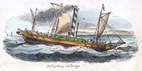 Just getting into a breeze steam yacht 1829 | Margate History